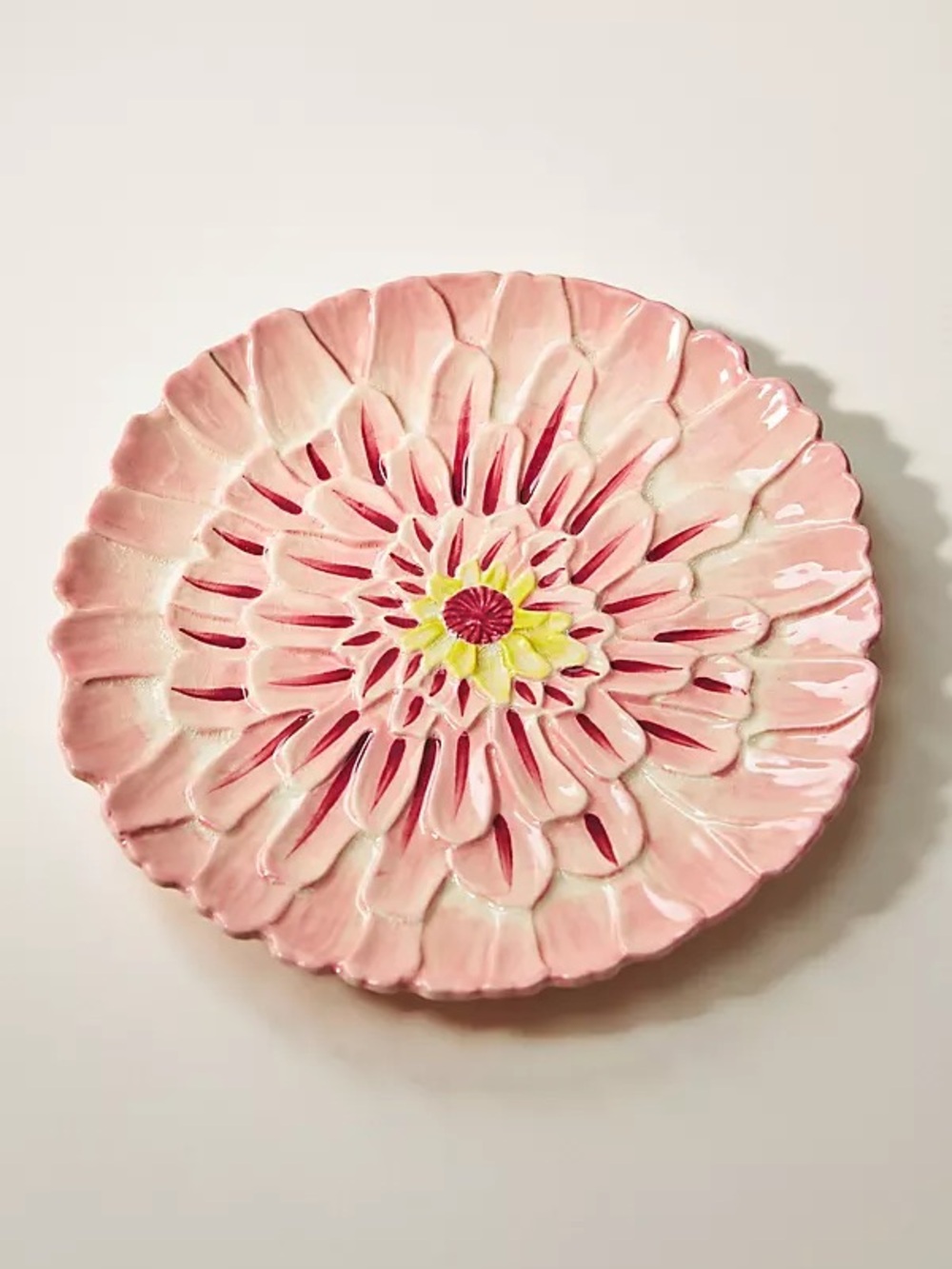 Anthropologie Lilypad Stoneware Dessert Plate